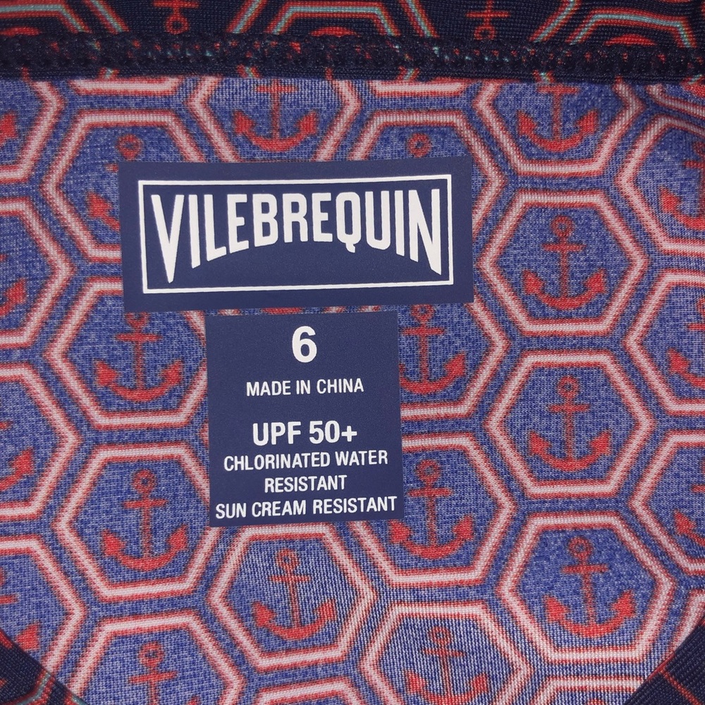 Kids Unisex Vilebrequin Swimming Rash Guard - Picture 3 of 3